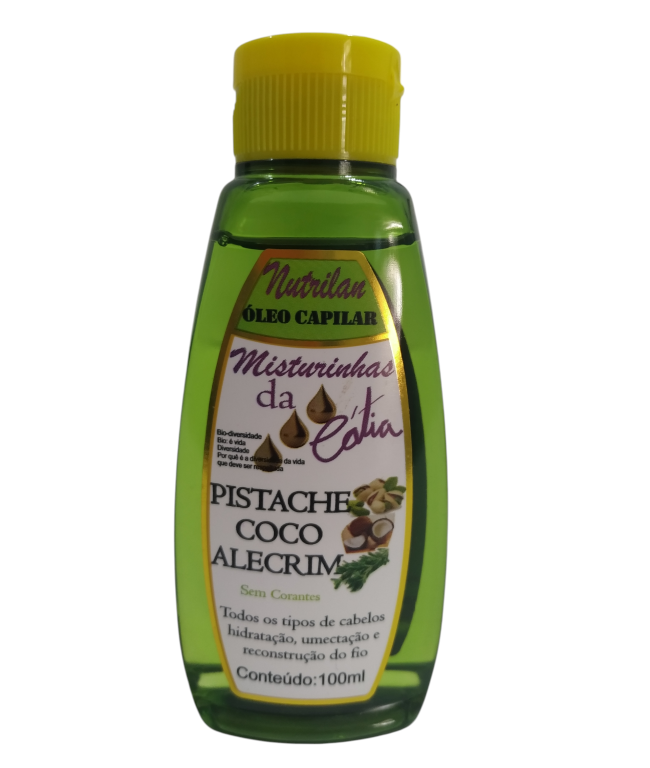 OLEO CAPILAR 100ML MISTURINHA PISTACHE COCO ALECRIM NUTRILAN