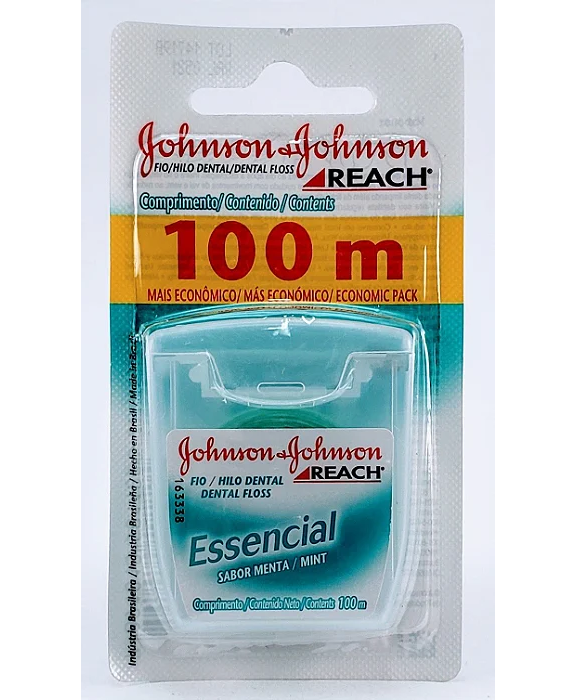 -FIO DENTAL ESSENCIAL MENTA 100M JOHNSON E JOHNSON