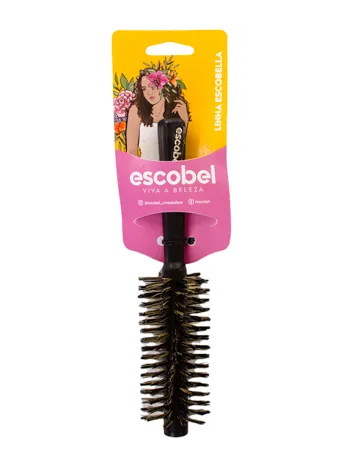 ESCOVA CABELO CABO PLASTICO CERDAS MISTAS REF 923 ESCOBEL