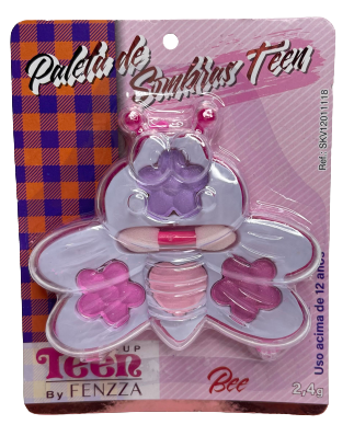 -KIT MAQUIAGEM INFANTIL BEE TEEN FENZZA