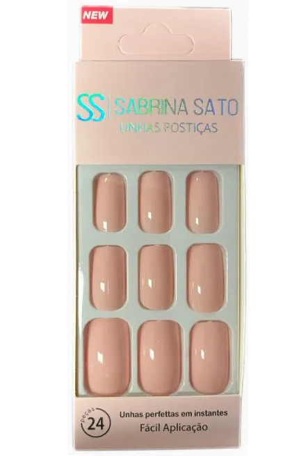 UNHA POSTICA AUTOCOLANTE ROSE CLARO SP-1053 SABRINA SATO