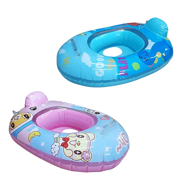 BOIA BOTE INFANTIL CARRINHO AZUL/ROSA SWIM BOAT FAGNDA