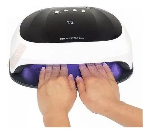 CABINE P/ UNHA DE GEL LED UV 72W  2EM1 T2 SMART