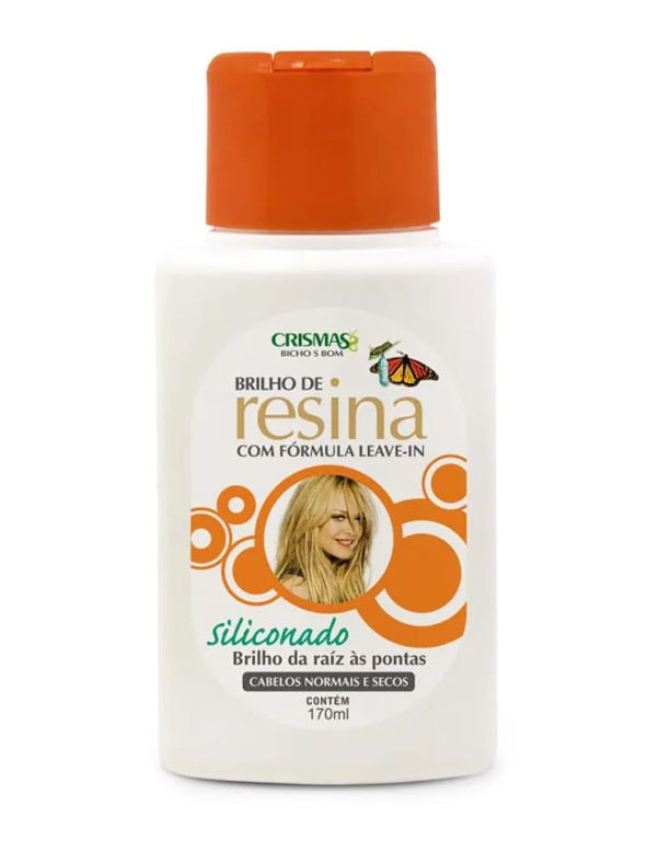 -CREME DE PENTEAR BRILHO RESINA SILICONADO 170ML CRISMAS