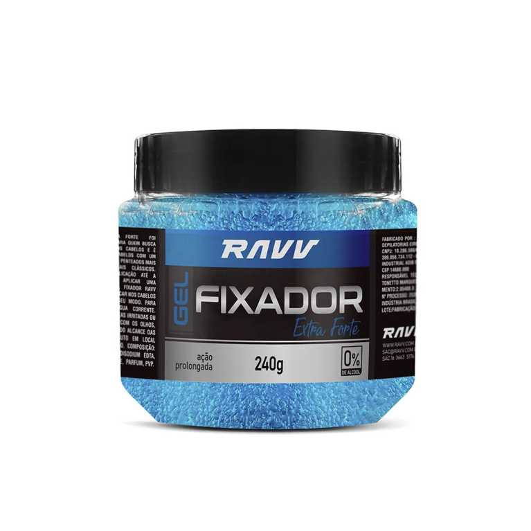 -GEL CAPILAR FIXADOR PROFISSIONAL EXTRA FORTE POTE 240G RAVV