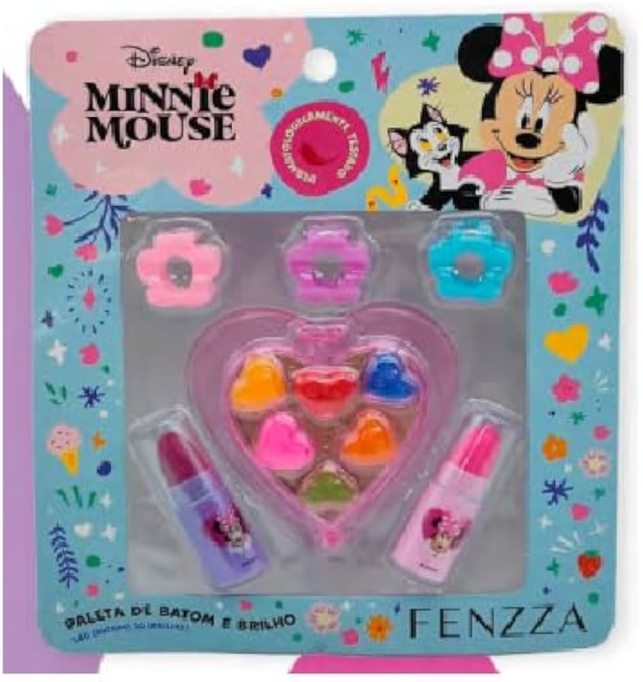 KIT MAQUIAGEM INFANTIL DIS044 MINNIE FENZZA