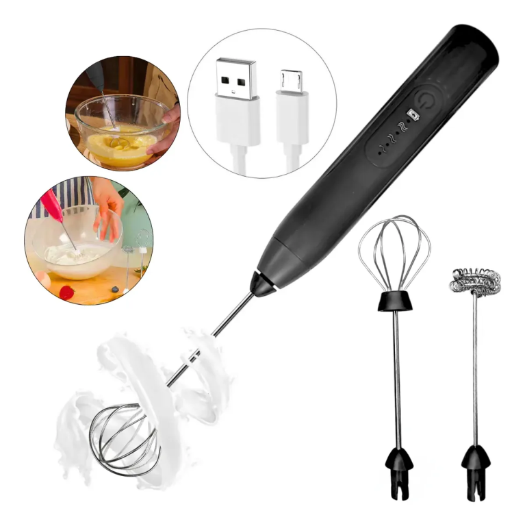 MINI MIXER 2 EM 1 INOX RECARREGAVEL CHIC