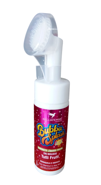 MOUSSE LIMP FACIAL C/ESCOVA 150ML BUBBA TUTTI FRUTTI BELLA