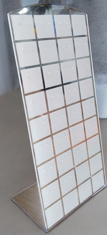 PLACA EXPOSITOR DE BRINCOS P/ 36 PARES CHIC