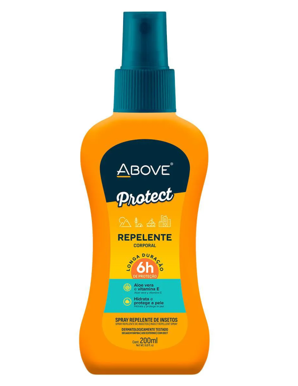 -REPELENTE SPRAY LONGA DURACAO 200ML PROTECT ABOVE