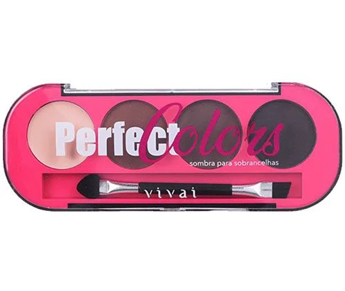 SOMBRA P/ SOBRANCELHA QUARTETO PERFECT COLORS VIVAI