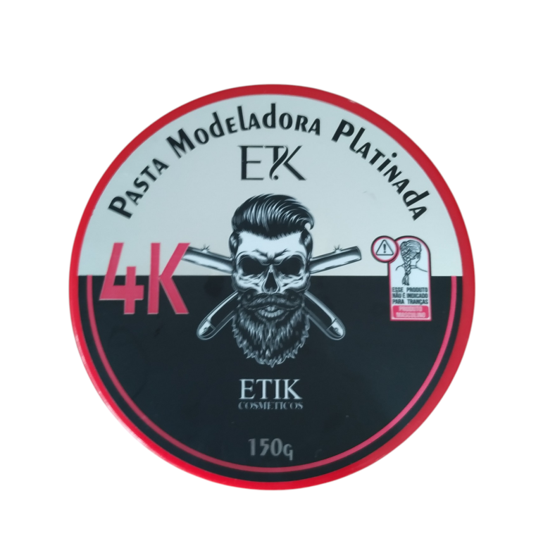 PASTA MODELADORA PLATINADA 4K 150G ETIK COSMETICOS