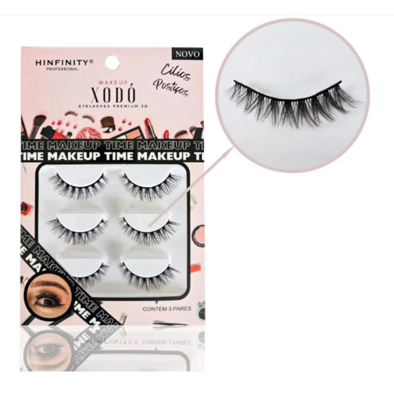 CILIO POSTICO 3D PREMIUM XODO X02-3 3 PARES HINFINITY