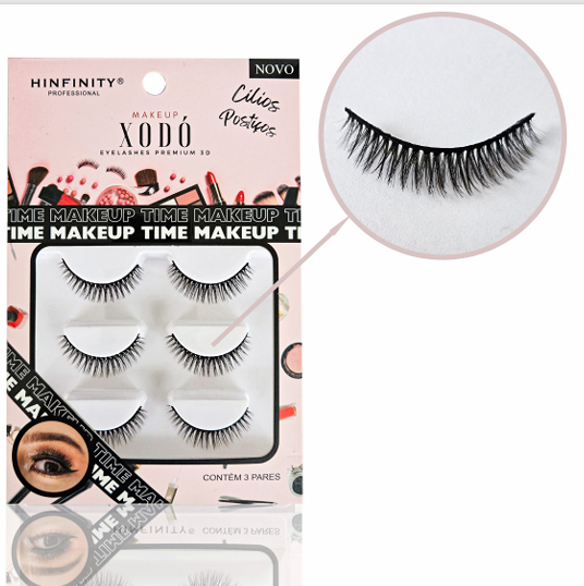 CILIO POSTICO 3D PREMIUM XODO X13-3 3 PARES HINFINITY