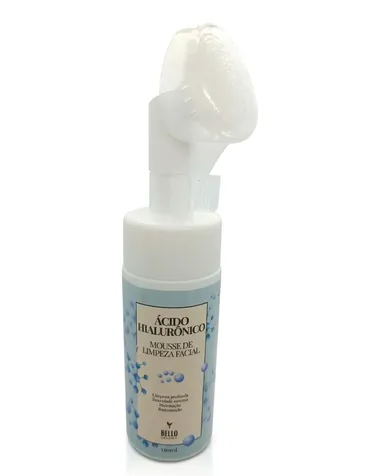MOUSSE LIMP FACIAL C/ESCOVA 150ML ACIDO HIALURONICO B CHARME