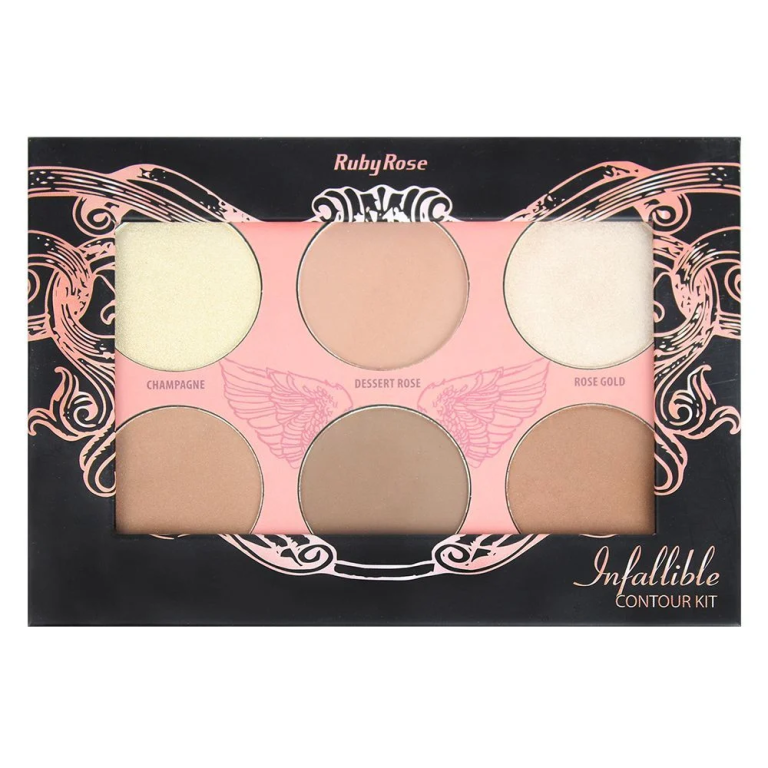 PALETA BLUSH+ILUMINADOR INFALLIBLE HB-7503 RUBYROSE