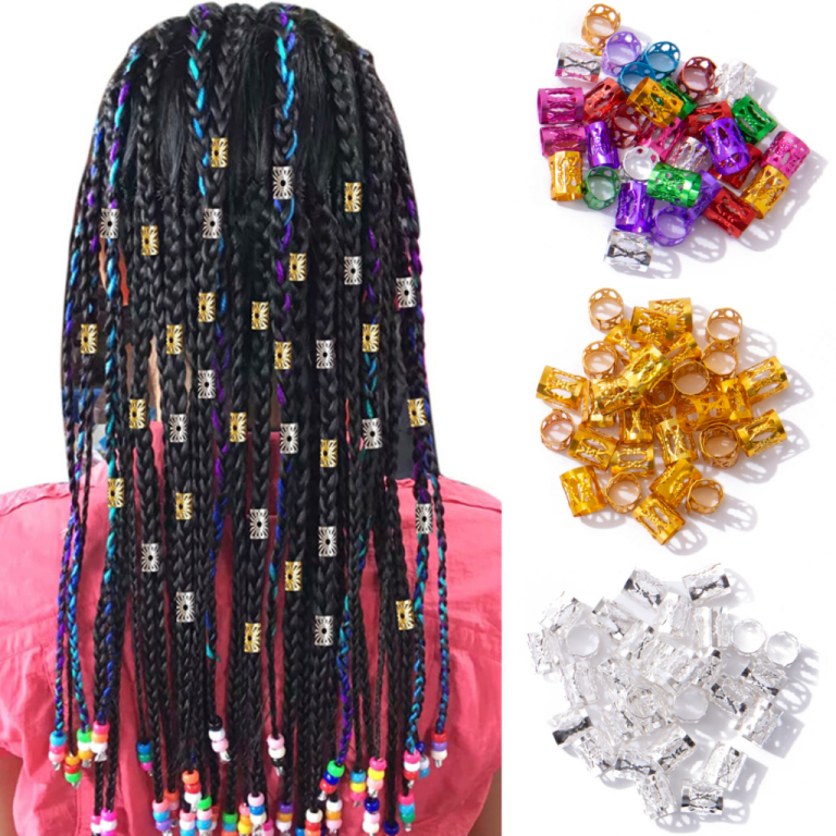 ANEL P/ CABELO CART C/24 PRATA/OURO/COLORIDO CHIC