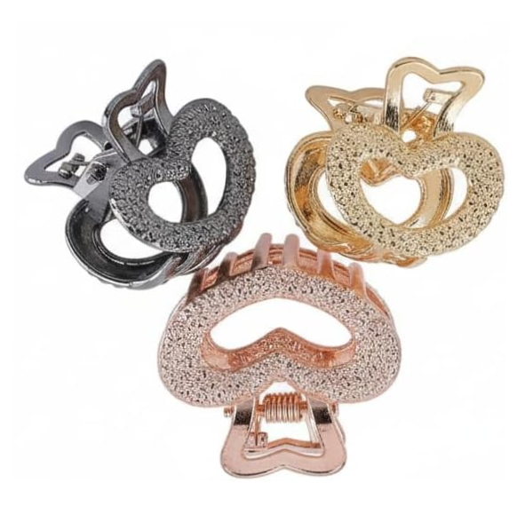 PIRANHA METAL MINI C/ STRASS OURO ROSE/PRATA PCT C/12 BOZA