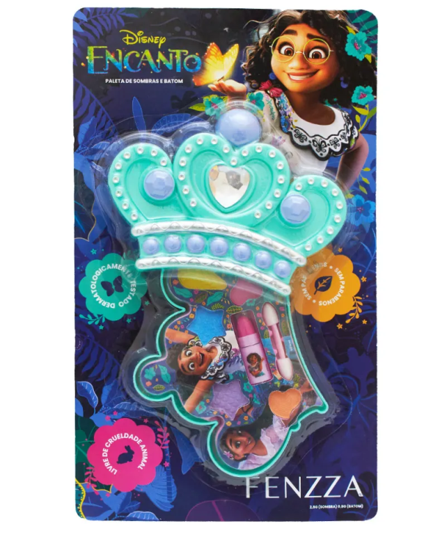 KIT MAQUIAGEM INFANTIL COROA ENCANTO DISNEY FENZZA