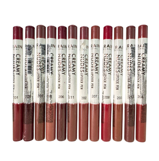 LAPIS BATOM LIPSTICK CREAM NUDES 02/05/06/08/09/10 LOVE RAIN