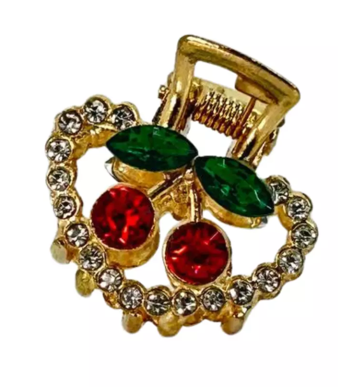 PIRANHA METAL PEQUENA OURO CEREJA PCT C/12 CHIC