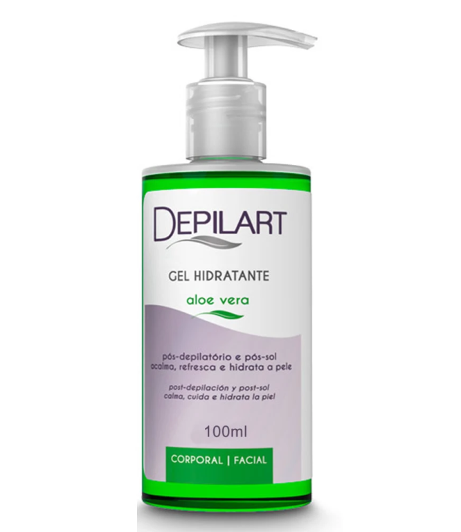 GEL HIDRATANTE CORPORAL E FACIAL 3 EM 1 100ML DEPILART
