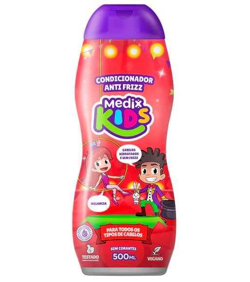 -CONDICIONADOR 500ML ANTI FRIZZ MEDIX KIDS
