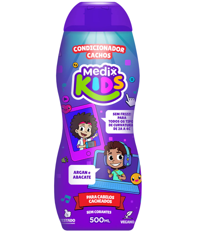 -CONDICIONADOR 500ML CACHOS MEDIX KIDS