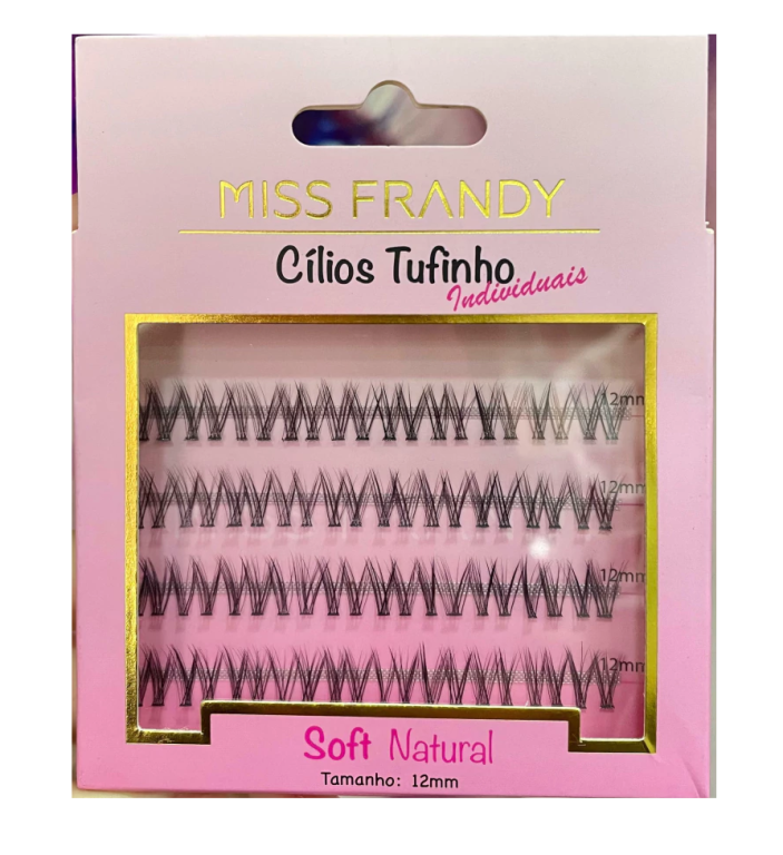 CILIO POSTICO P/ EXTENSAO TUFINHOS C/ 80 12MM MISS FRANDY