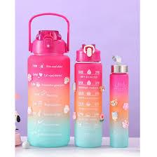 KIT 3 GARRAFAS SQUEEZE SORTIDAS