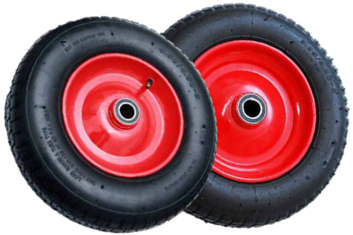 PNEU+CÂMARA+ARO 3,25X8 C/ROL ESF CAP100KG