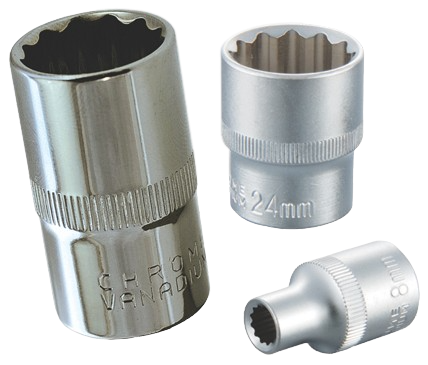 SOQUETE 1/2'' CRV GALV 11MM