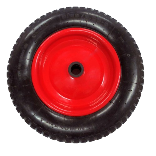PNEU+CÂMARA+ARO 3,25X8 C/ROLETE CAP.90KG