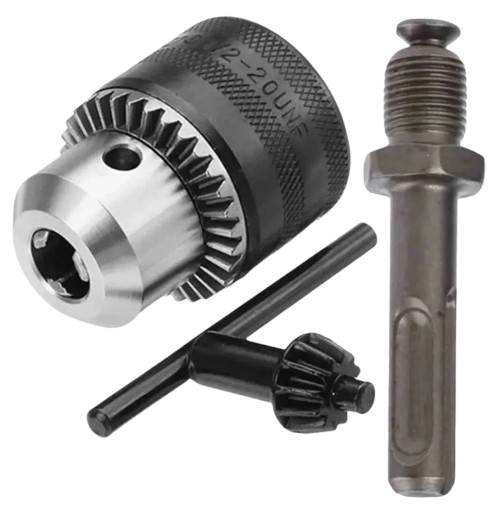 KIT MANDRIL C/ CHAVE+ADAPTADOR SDS 1/2 x 20F