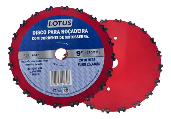 DISCO PODA 230X25,4MM 20DT P/ ROCADEIRA 50/10