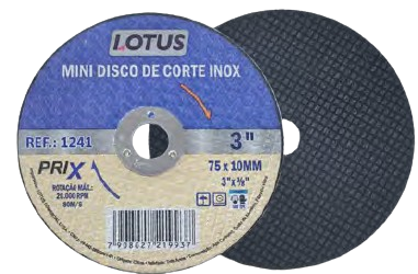 MINI DISCO DE CORTE INOX 3  PRIX C/10