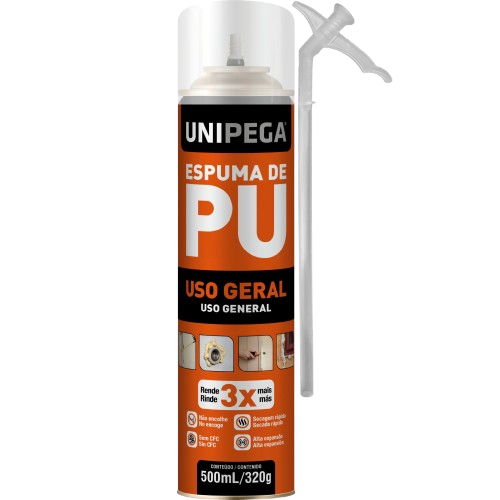 ESPUMA EXPANSIVA (PU) USO GERAL 500ML/320G