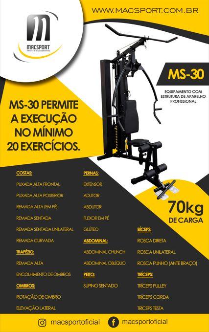 Estação 1 usuário (70KG)