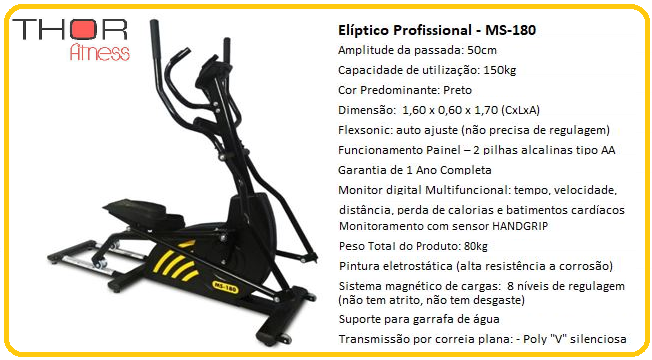 Eliptical Magnetico Profissional