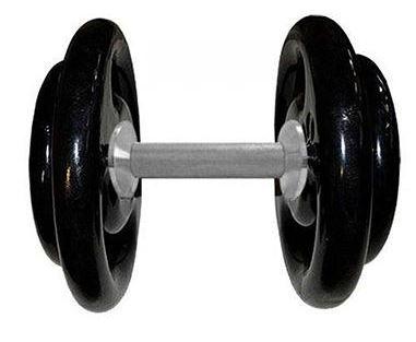 DUMBBELL PEGADA CROM - EMB. 10KG