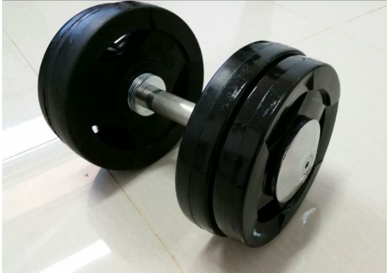 DUMBBELL PEGADA CROM - EMB. 14KG