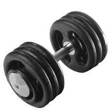 DUMBBELL PEGADA CROM - PINT. 48KG