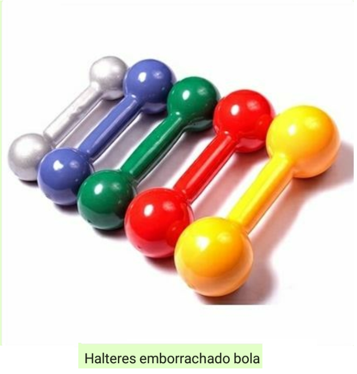 HALTER BOLA EMBORRACHADO. 6KG