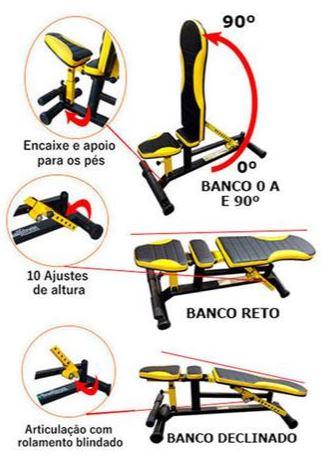 Banco Regulavel 3X1