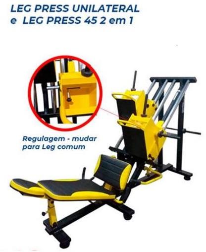 LEG PRESS 45º GRAUS UNILATERAL