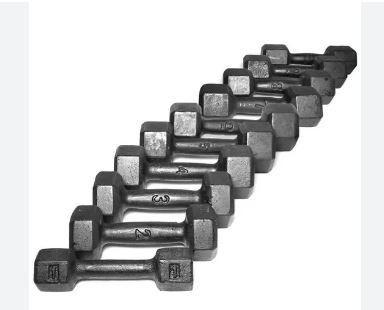 DUMBELL SEXTAVADO PINTADO 5KG