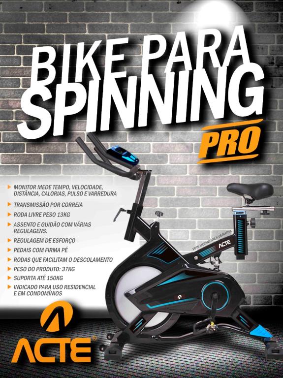 BICICLETA PARA SPNING ACTE PRO E17