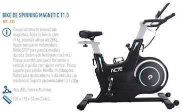 BIKE DE SPINNING MAGNETIC 11.0 ACTE