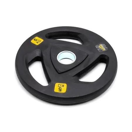 ANILHA VULCANIZADA OLIMPICA 15KG AHEAS SPORTS PRETO