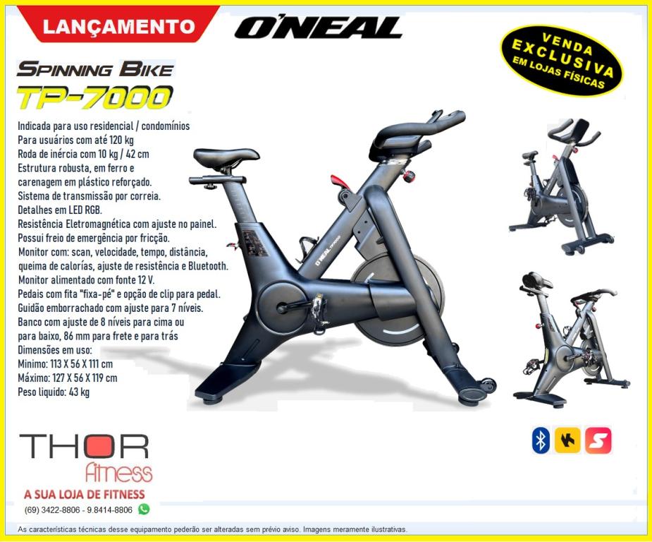 BIKE SPINNING TP7000 O`NEAL PREMIUM